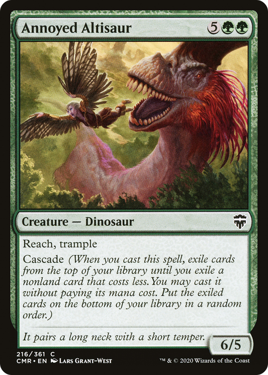 Annoyed Altisaur (216) Foil - Commander Legends