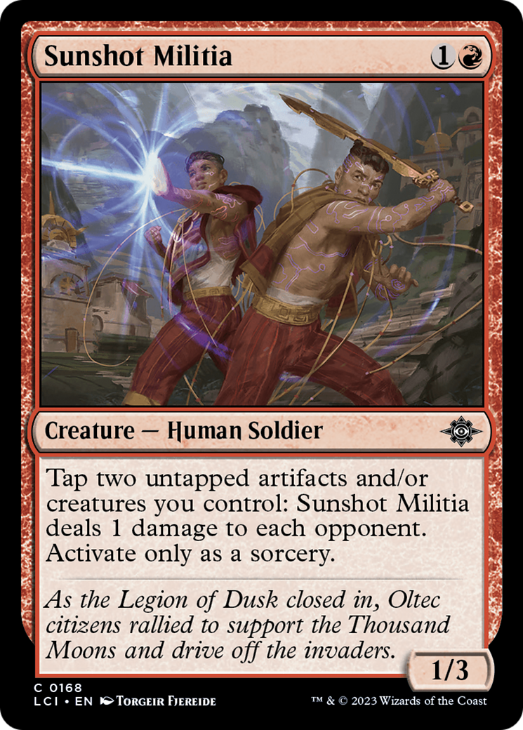 Sunshot Militia [The Lost Caverns of Ixalan] | Silver Goblin