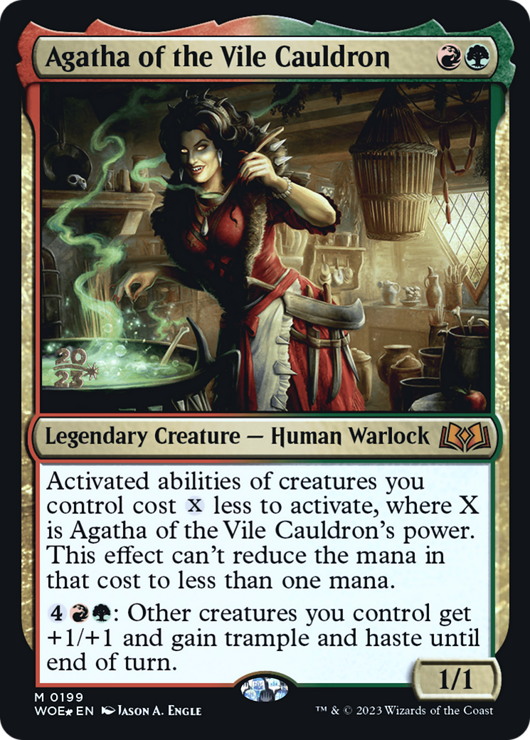 Agatha of the Vile Cauldron [Wilds of Eldraine Prerelease Promos] | Silver Goblin