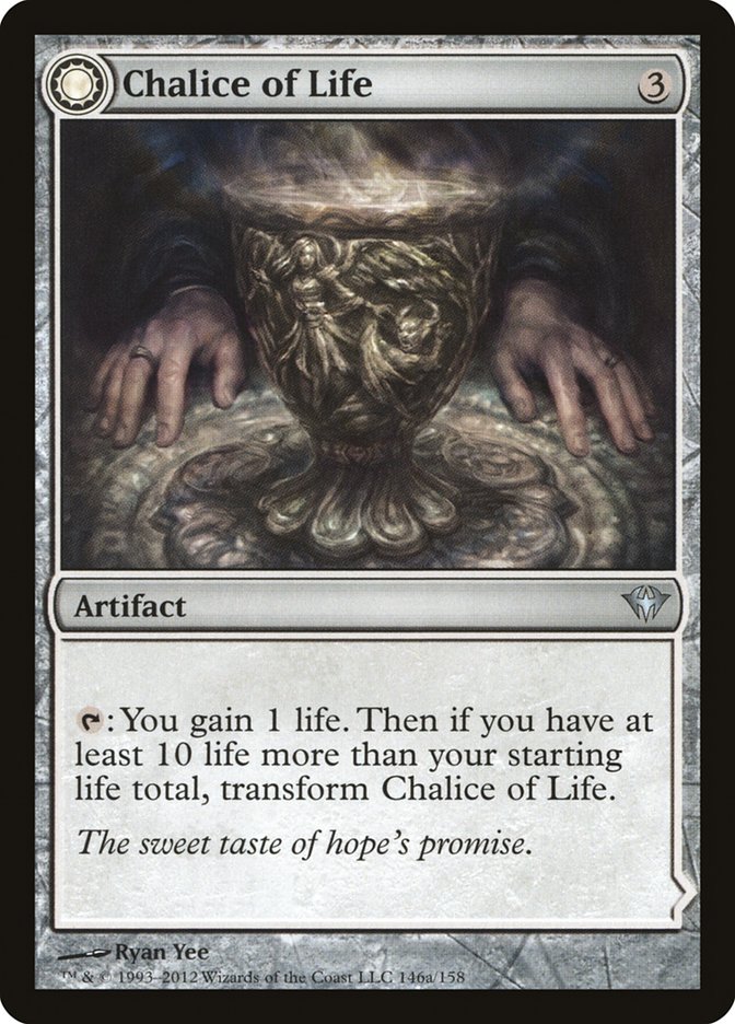 Chalice of Life // Chalice of Death [Dark Ascension] Foil
