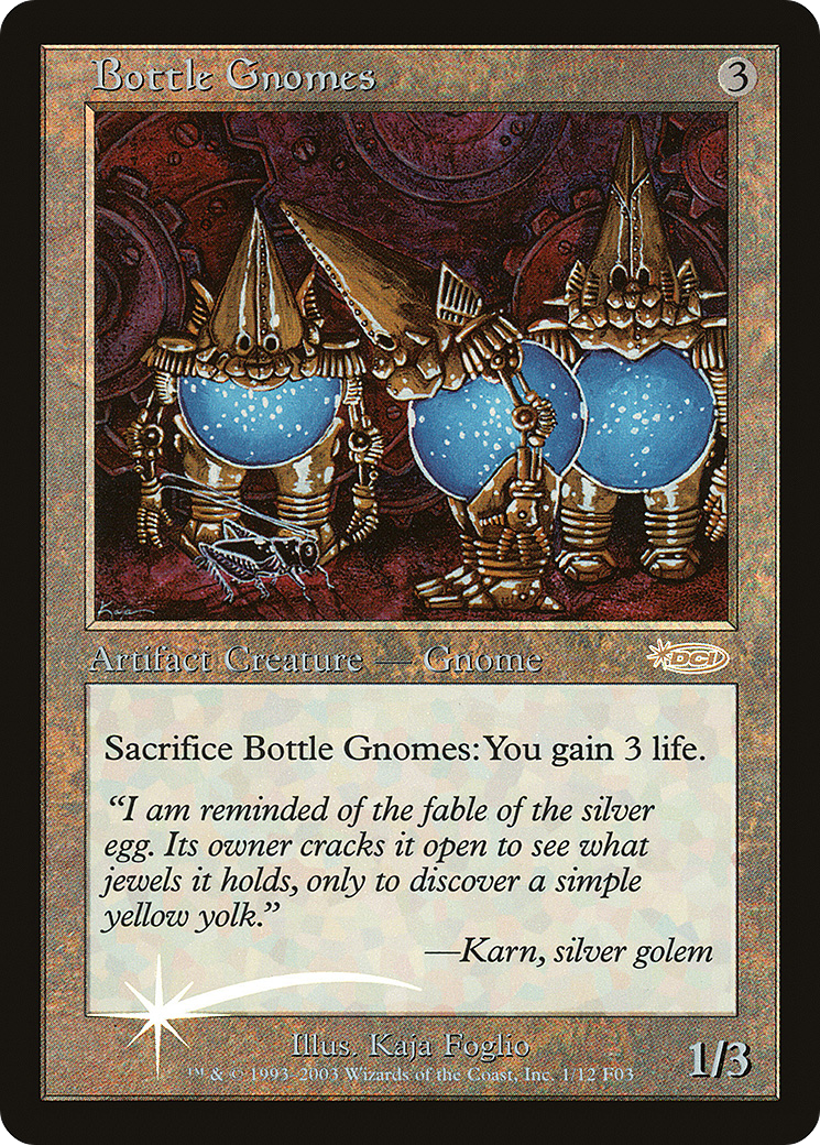 Bottle Gnomes (Retro) (001) Foil - Friday Night Magic 2003