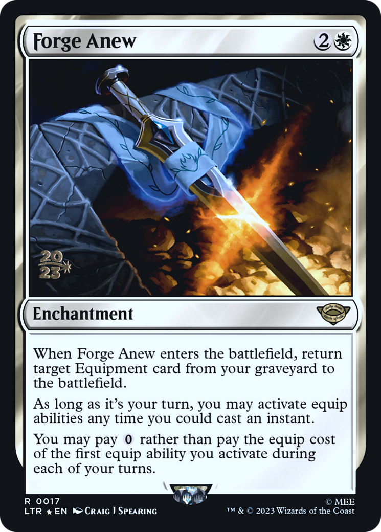 Forge Anew (17s) Foil - Tales of Middle-earth Promos