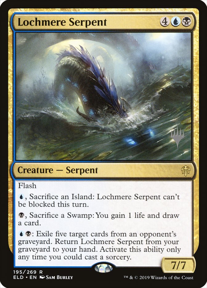 Lochmere Serpent (Promo Pack) [Throne of Eldraine Promos] | Silver Goblin