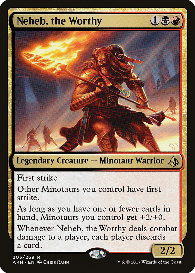 Neheb, the Worthy (203) Foil - Amonkhet