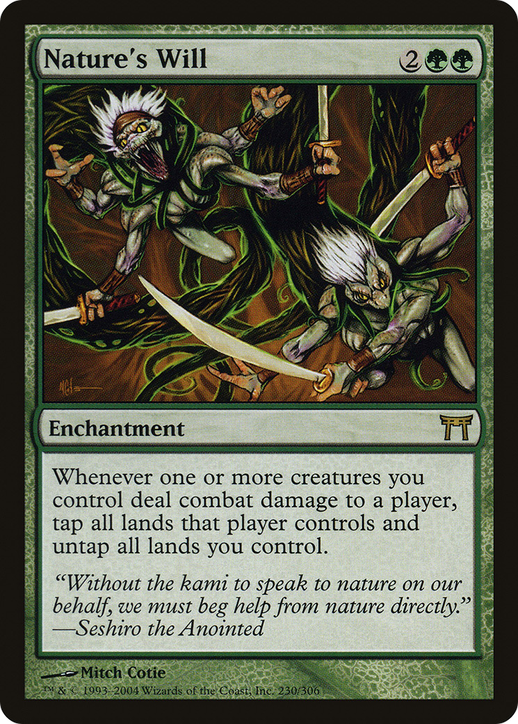 Nature's Will (230) Foil - Champions of Kamigawa