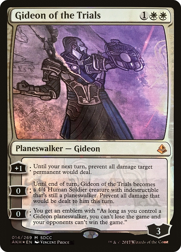 Gideon of the Trials (014) Foil - San Diego Comic-Con 2017