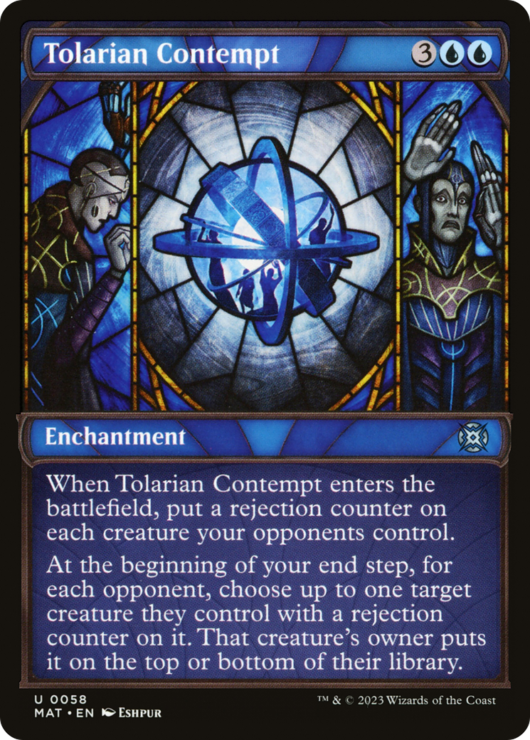 Tolarian Contempt (Showcase) (058) - March of the Machine: The Aftermath