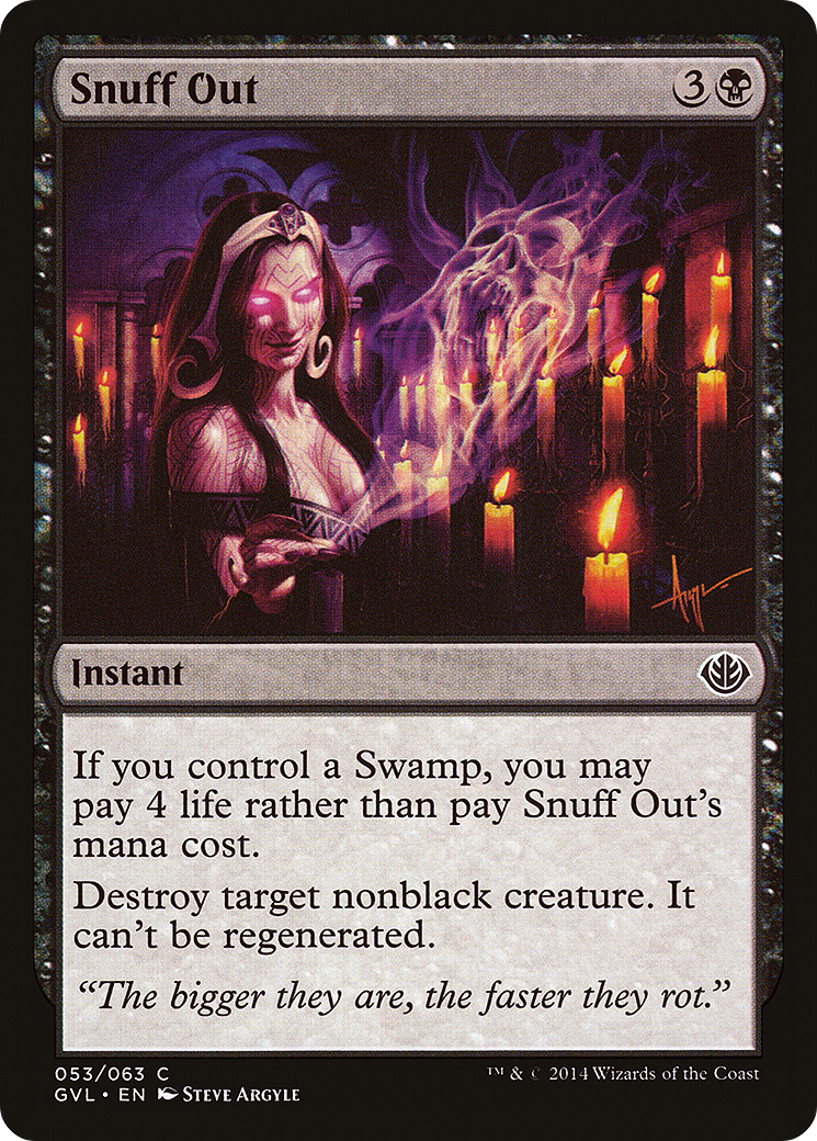 Snuff Out - Duel Decks Anthology: Garruk vs. Liliana