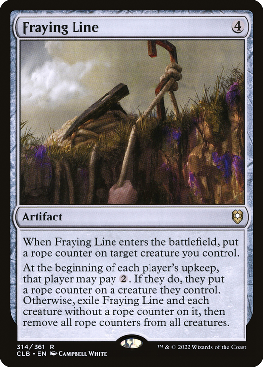 Fraying Line (314) Foil - Commander Legends: Battle for Baldur's Gate
