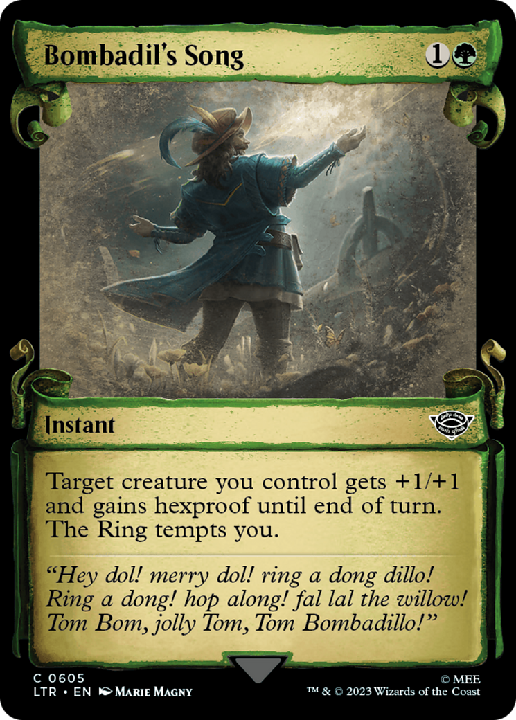 Bombadil's Song (Showcase) (605) Foil - The Lord of the Rings: Tales of Middle-earth