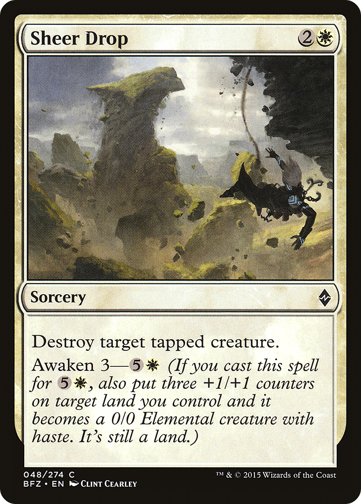 Sheer Drop (048) - Battle for Zendikar