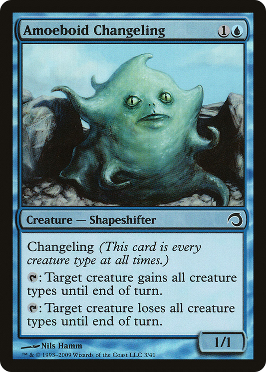Amoeboid Changeling (003) Foil - Premium Deck Series: Slivers