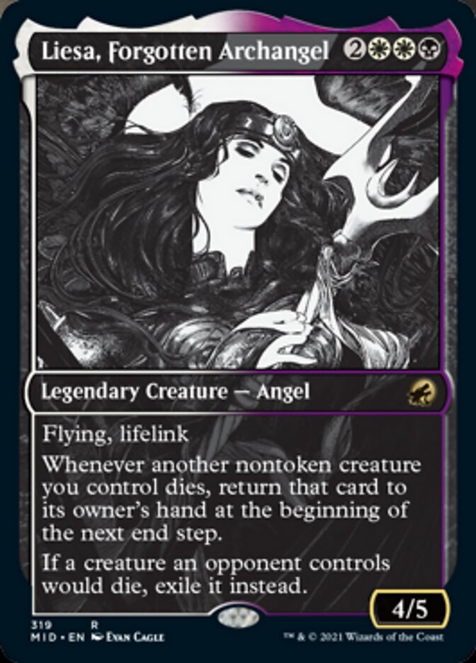 Liesa, Forgotten Archangel (Showcase Eternal Night) [Innistrad: Midnight Hunt] | Silver Goblin