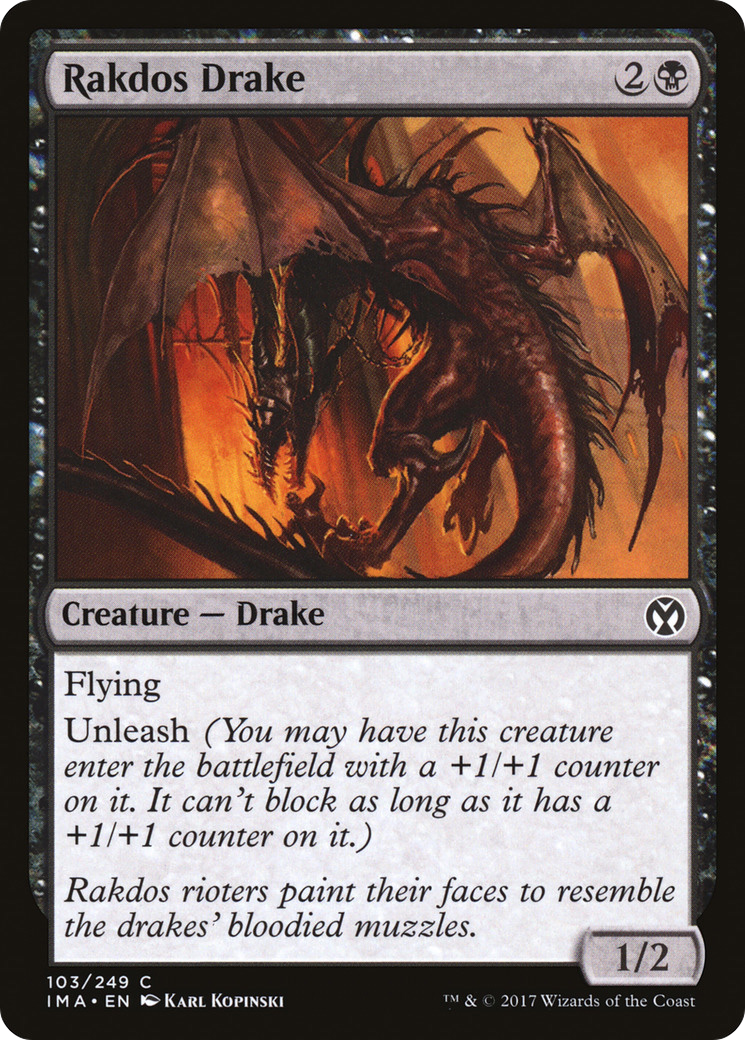 Rakdos Drake [Iconic Masters] Foil