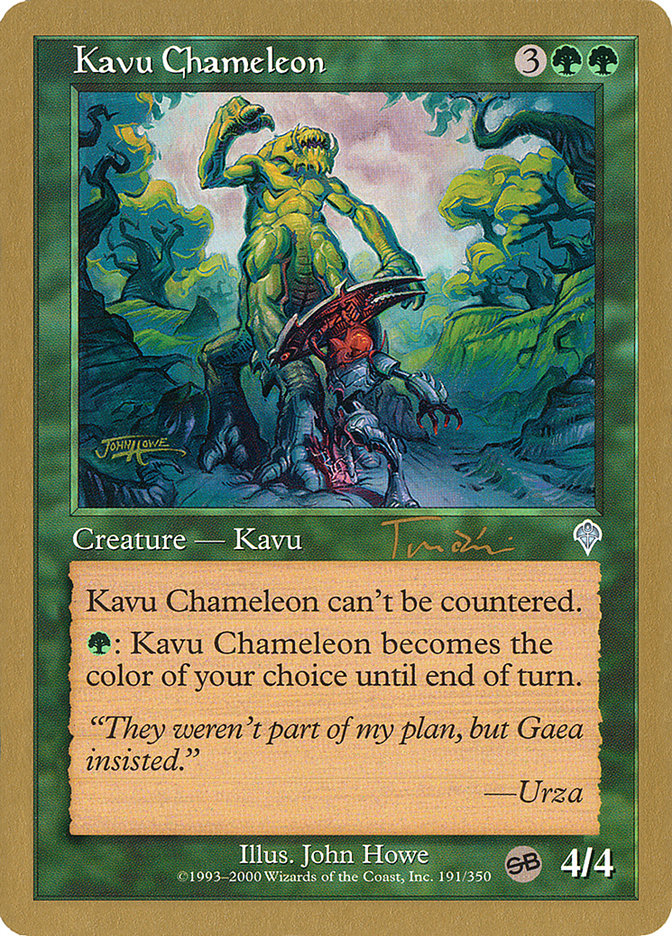 Kavu Chameleon (Jan Tomcani) (SB) [World Championship Decks 2001] | Silver Goblin