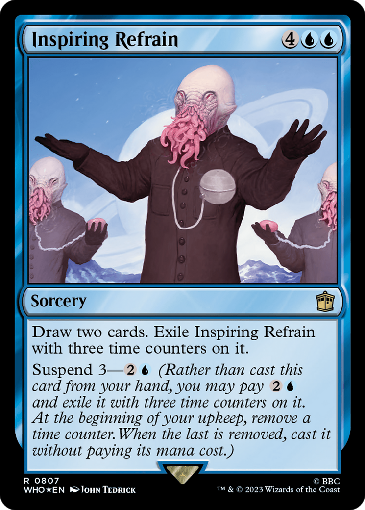 Inspiring Refrain (Surge Foil) [Doctor Who] | Silver Goblin