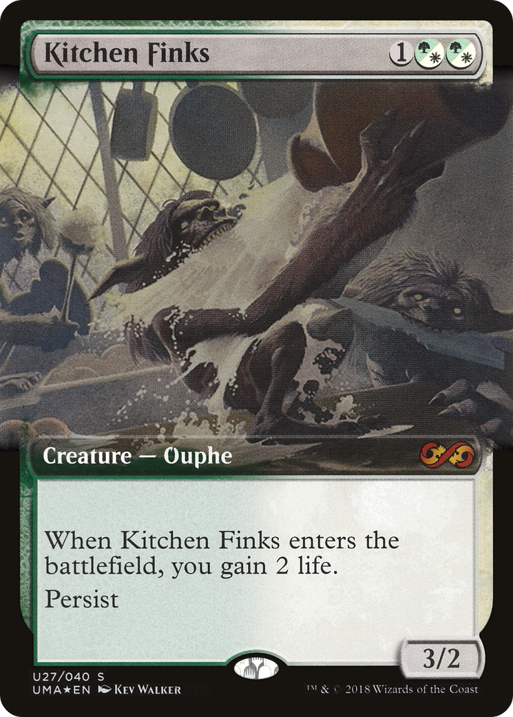 Kitchen Finks (Extended Art) (U27) Foil - Ultimate Box Topper