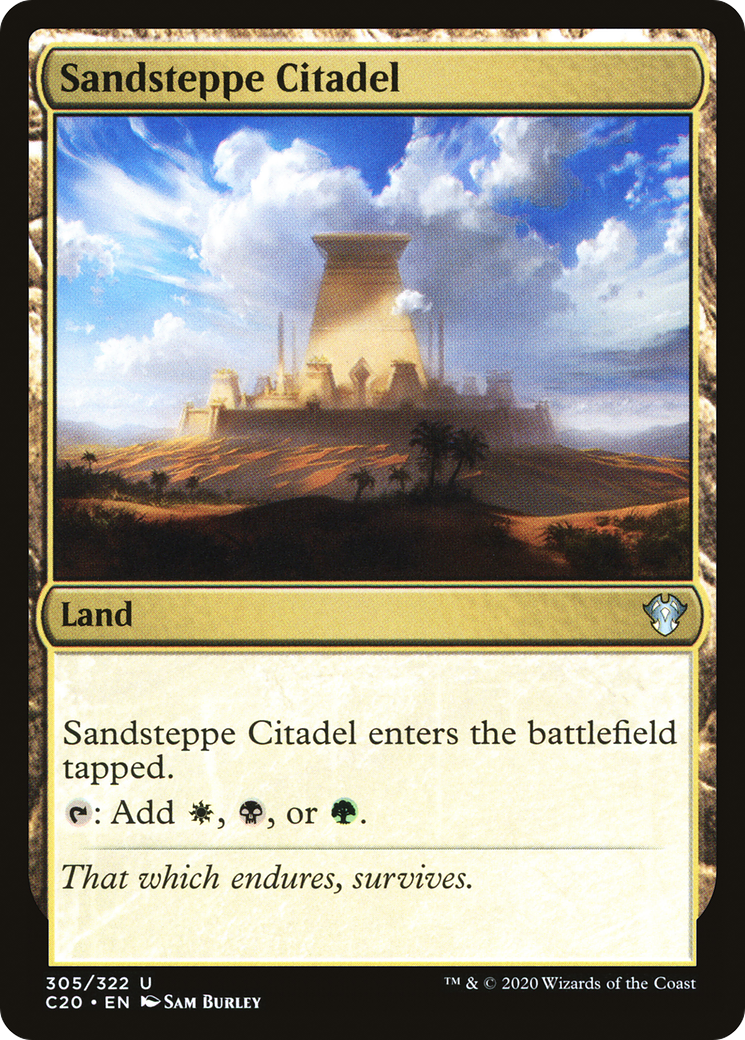 Sandsteppe Citadel (305) - Commander 2020