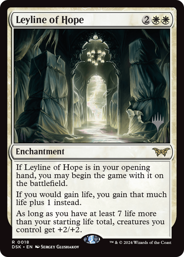 Leyline of Hope [Duskmourn: House of Horror Promos] Foil