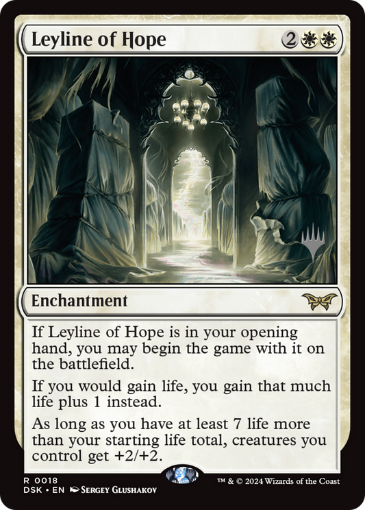 Leyline of Hope [Duskmourn: House of Horror Promos] Foil