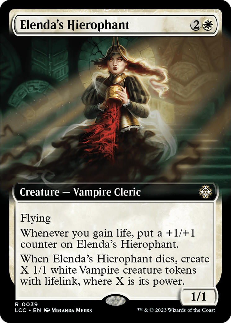 Elenda's Hierophant (Extended Art) (039) - The Lost Caverns of Ixalan Commander