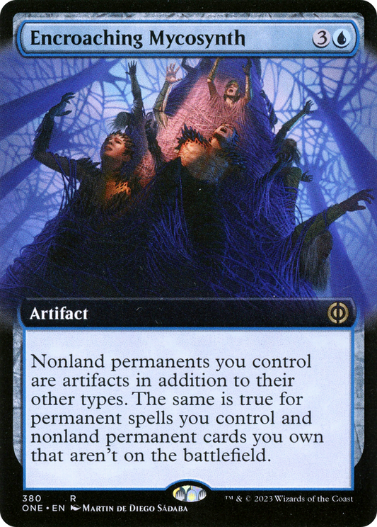 Encroaching Mycosynth (Extended Art) (380) - Phyrexia: All Will Be One