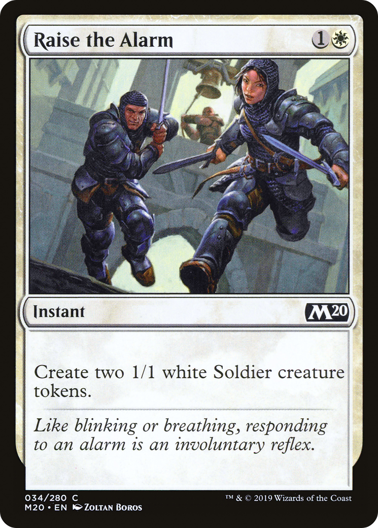 Raise the Alarm (034) - Core Set 2020