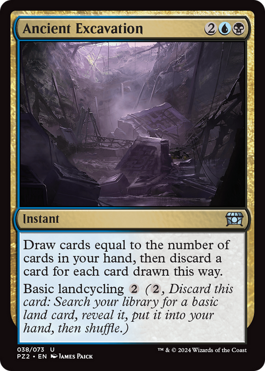 Ancient Excavation (PZ2-38) - The List