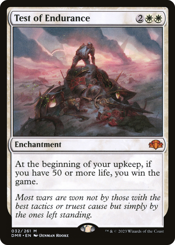 Test of Endurance [Dominaria Remastered] Foil