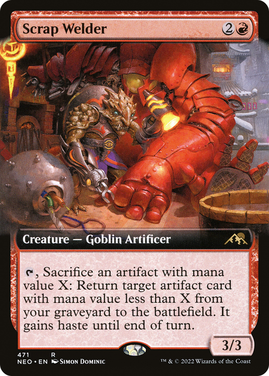 Scrap Welder (Extended Art) (471) - Kamigawa: Neon Dynasty