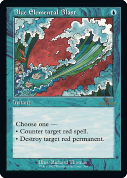 Blue Elemental Blast (Retro) (346) - 30th Anniversary Edition
