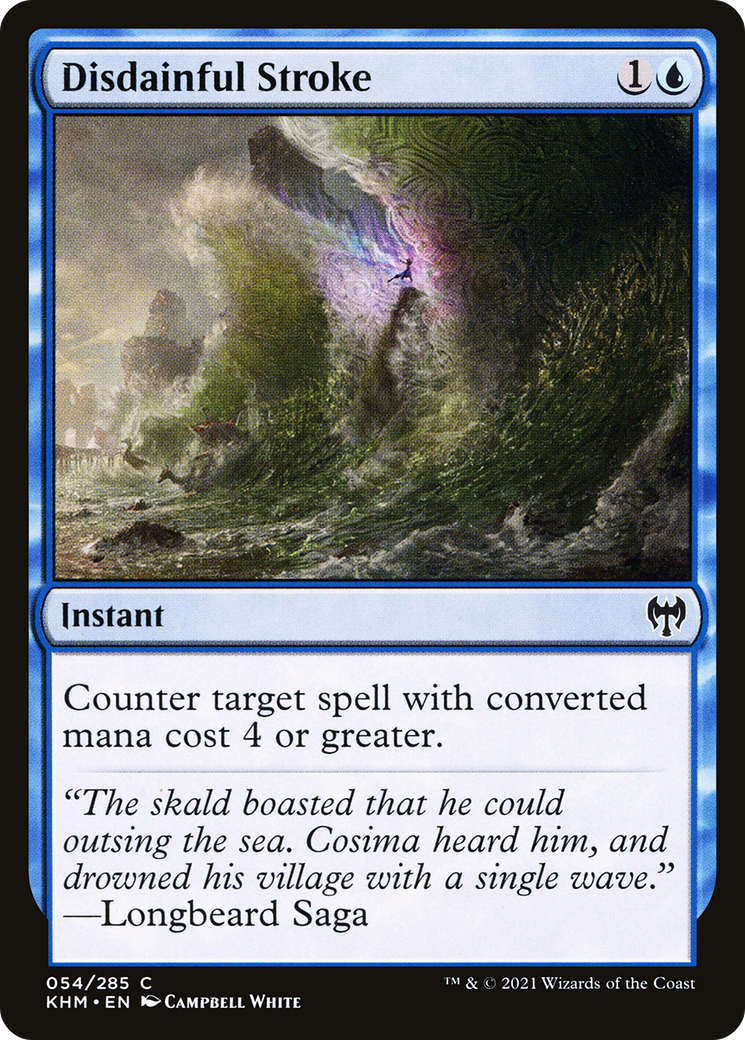 Disdainful Stroke (054) Foil - Kaldheim