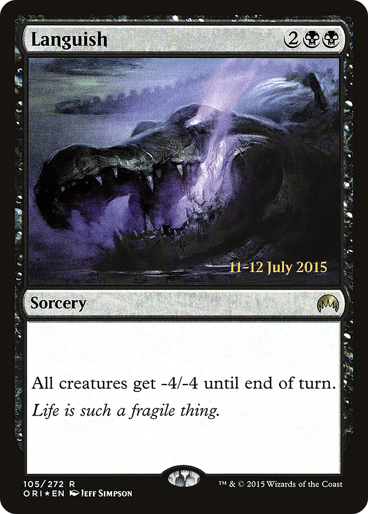 Languish (105) Foil - Magic Origins Promos