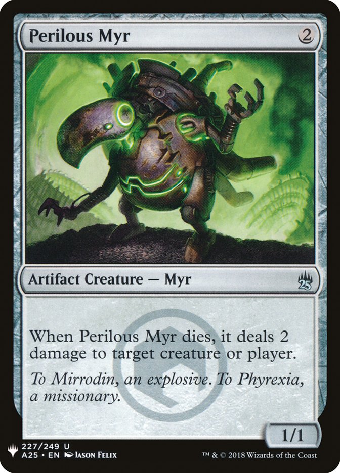 Perilous Myr [Mystery Booster] | Silver Goblin