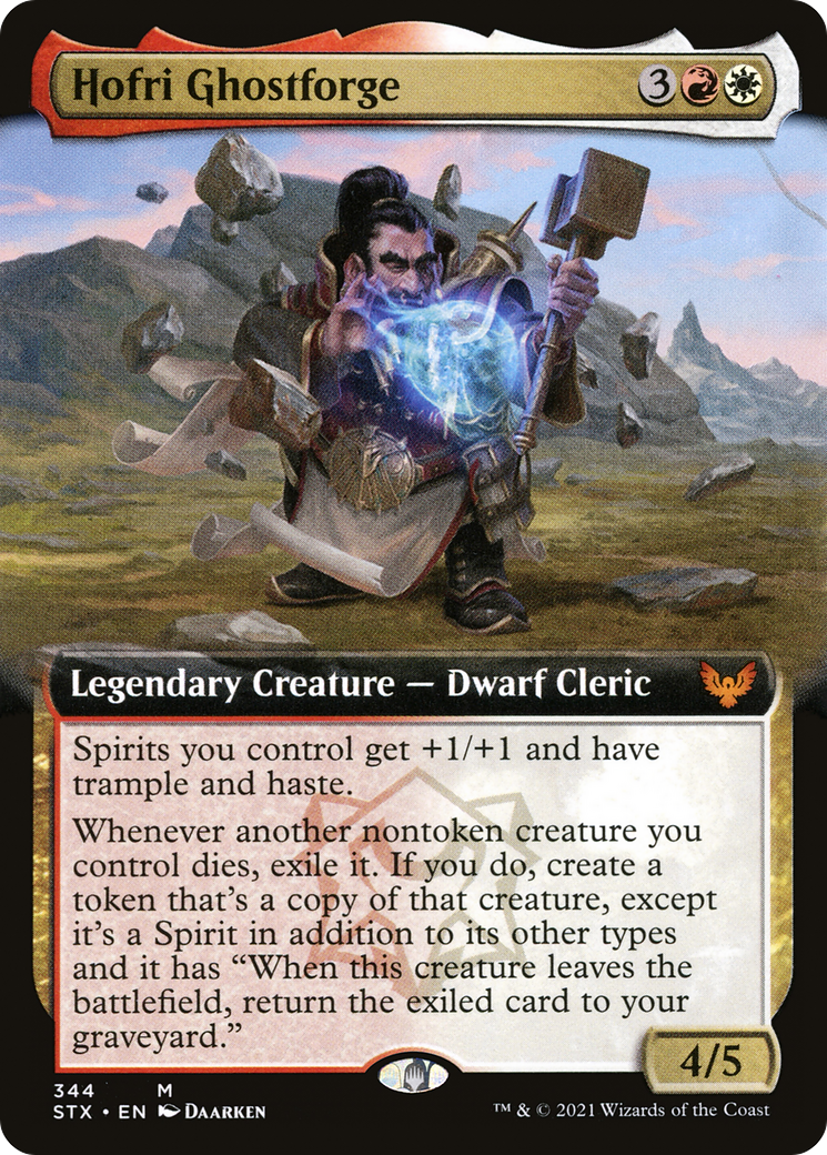 Hofri Ghostforge (Extended Art) (344) Foil - Strixhaven: School of Mages