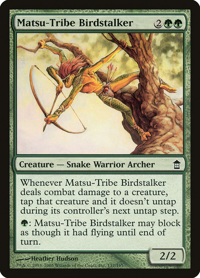 Matsu-Tribe Birdstalker [Saviors of Kamigawa] | Silver Goblin