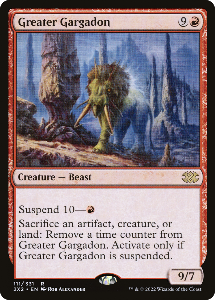 Greater Gargadon (111) Foil - Double Masters 2022