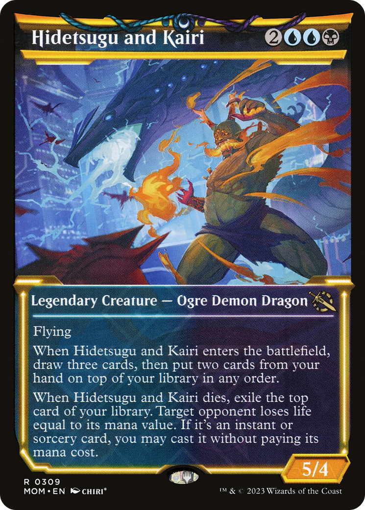 Hidetsugu and Kairi (Showcase) (309) Foil - March of the Machine