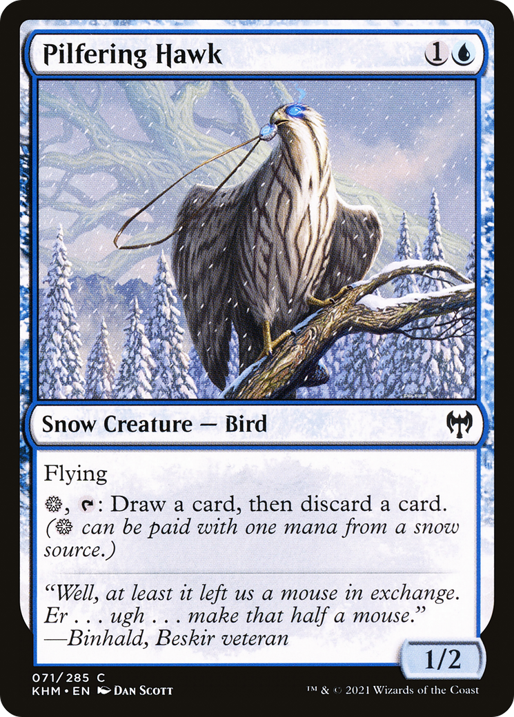 Pilfering Hawk (071) Foil - Kaldheim