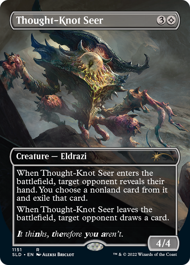 Thought-Knot Seer (1151) (Borderless) [Secret Lair Drop Series] | Silver Goblin