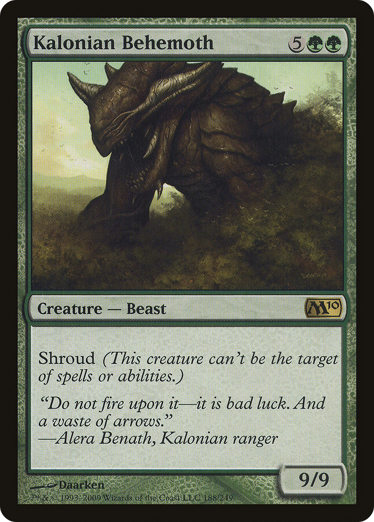 Kalonian Behemoth (188) - Magic 2010