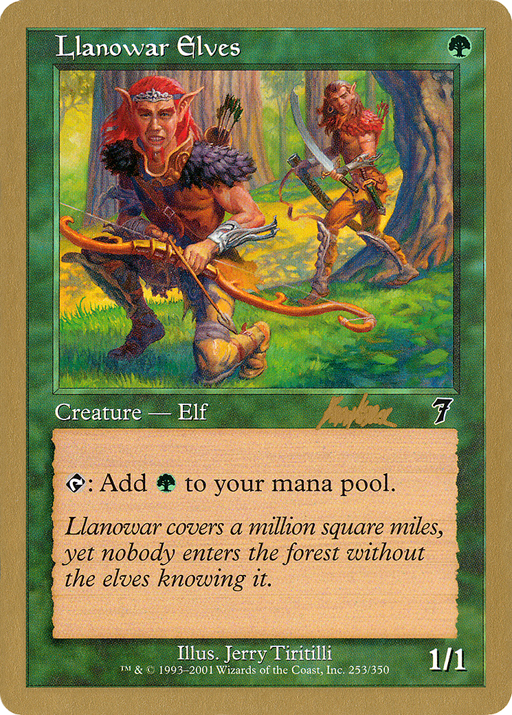 Llanowar Elves - 2002 Brian Kibler (7ED) (Retro) - World Championship Decks 2002