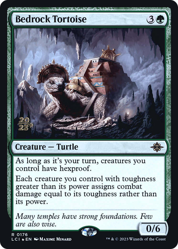 Bedrock Tortoise (176) Foil - The Lost Caverns of Ixalan Promos