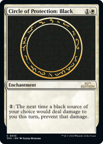 Circle of Protection: Black (010) - 30th Anniversary Edition