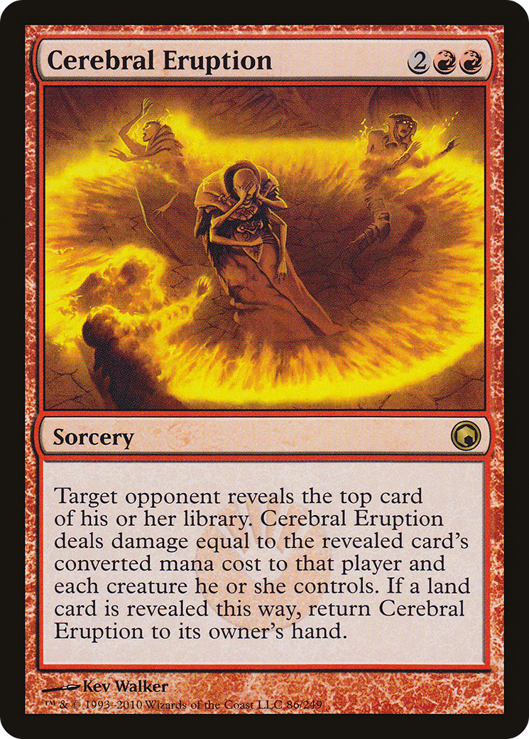 Cerebral Eruption [Scars of Mirrodin] Foil