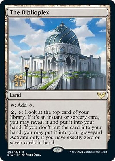 The Biblioplex [Strixhaven: School of Mages Prerelease Promos] | Silver Goblin