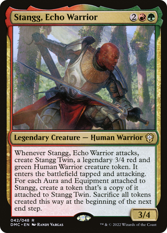 Stangg, Echo Warrior [Dominaria United Commander] Foil