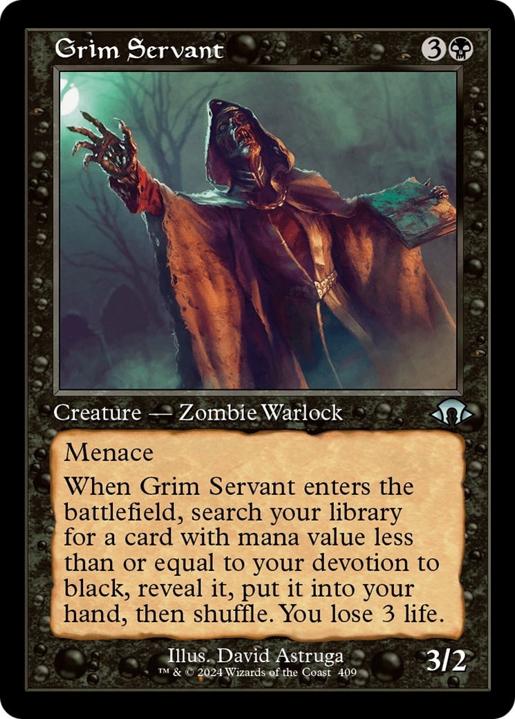 Grim Servant (Retro) (409) Foil - Modern Horizons 3