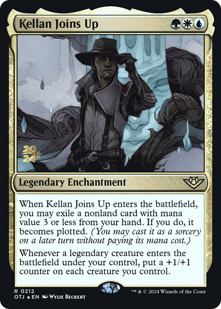 Kellan Joins Up (212) Foil - Outlaws of Thunder Junction Promos