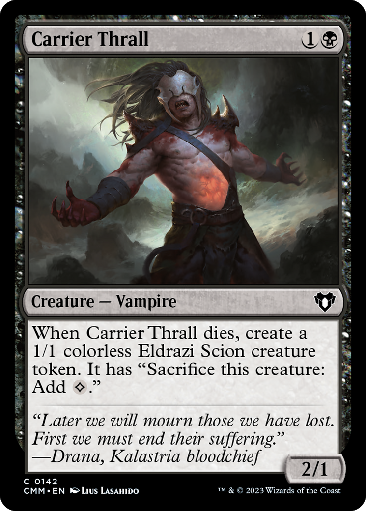 Carrier Thrall [Commander Masters] Foil